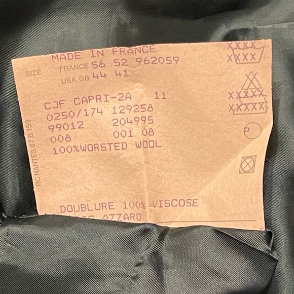 Loris Azzaro (Loro Piana Fabric) dark green Blazer - Picture 7 of 7